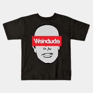 Weirdude face logo 3 Kids T-Shirt